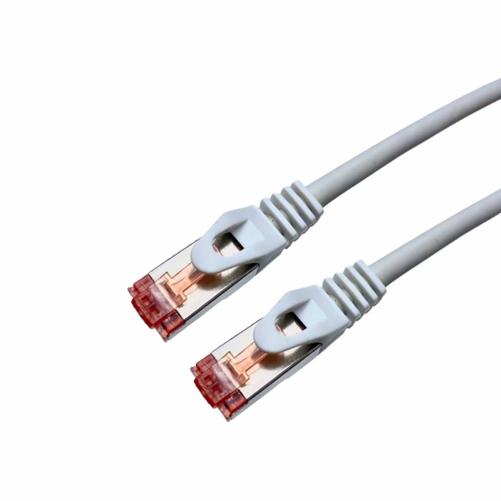 Cordon RJ45 CAT6A SSTP LSZH blan - Cordon RJ45 CAT6A