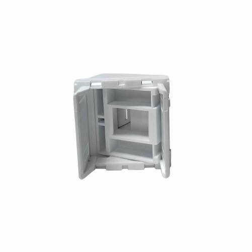 Plastron RJ45 incliné (45°) 45x4 - Prise RJ45