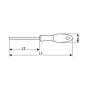 Tournevis isolé plat électricien - Tournevis