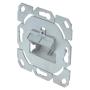 Plastron RJ45 80x80mm sortie 45° - Prise RJ45