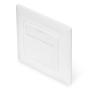 Plastron RJ45 80x80mm sortie 45° - Prise RJ45