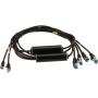 Cordon 4 RJ45 / 2 RJ11 SHDSL - Cordon et fiche banane
