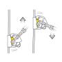 Système antichute pour technicie - Poulie de sauvetage, système antichute