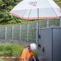 Ventouse pour parapluie-tente - Tente de chantier