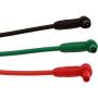 Cordon cuivre banane B/J 2mm-4mm - Cordon et fiche banane