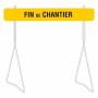 Panneau temp K2 1400x200 double  - Panneau de chantier