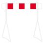Panneau temp K2 1400x200 double  - Panneau de chantier