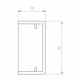 Embouts moulure 60x60 blanc x10 - Moulure et goulotte