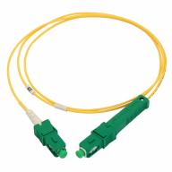 Cordon optique SX SC/APC SECURISE W Ø1,6mm G.657A2 Jaune Lg 4,5m