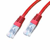 Cordon RJ45 CAT6 UTP AWG26 rouge Lg 0, 25m