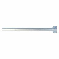 Potelet support RRU 1500mm OD76mm - Base: 200x200mm pour fixation et support de site mobile - Réf 92861