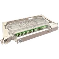 Tiroir 19" pivotant épissurage 1U 96FO LC/APC G.657A2 ouvrant gauche