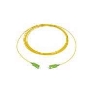 Jarretière optique simplex SC/APC-SC/APC G.657A1 Ø1,6mm Jaune Lg 3,0m
