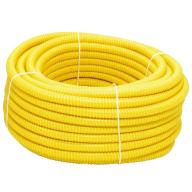 Gaine fendue jaune - Rouleau de 30m - Diamètre 18mm