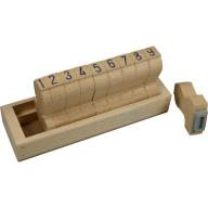Jeu chiffres à tamponner hauteur 20 mm