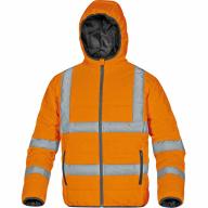 Doudoune à capuche haute visibilité orange Evolution T.L