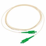 Jarretière optique simplex SC/APC-SC/APC G.657A2 Ø1,6mm Blanc Lg 3,5m