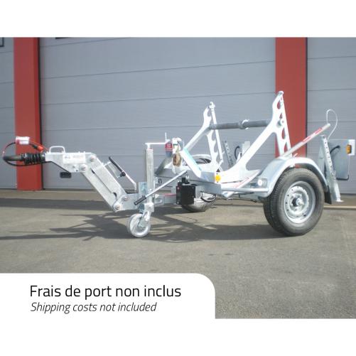 Derouleuse de chantier 1T5 avec  - Remorque porte-touret