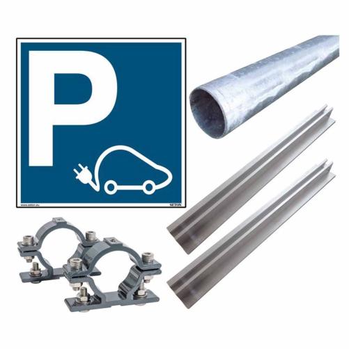 Kit panneau PVC pour voiture éle - Accessoires pour borne de recharge